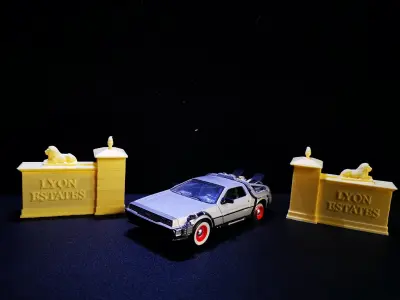 LYON ESTATES RETOUR VERS LE FUTUR  3D print model