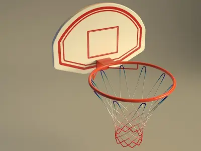 SPORT---BASKET---Hoop basketball hoop 3D model