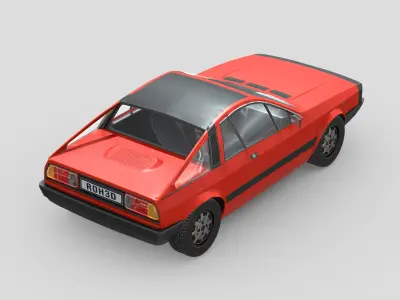 Lancia Montecarlo 1979 Low-poly 3D model
