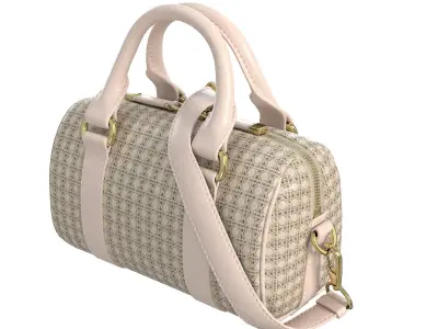 Dior Groove mini Bag Cream Low-poly 3D model