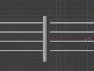 Simple Fence Free low-poly 3D model