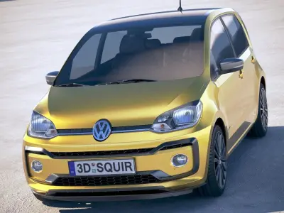 Volkswagen UP 5-door  2018 3D model