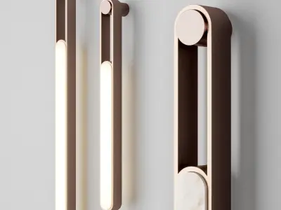 KHIPAN WALL SCONCE-Carlyle Low-poly 3D model