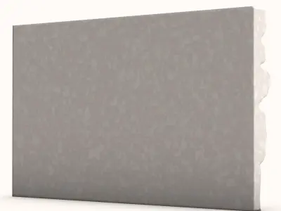 Rustic Sandstone Wall High Detail 3D model