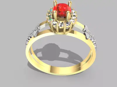 dentistry graduation ring 3D print model