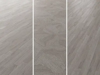 Parquet Oak Vicksburg Firestop set 7 3D model