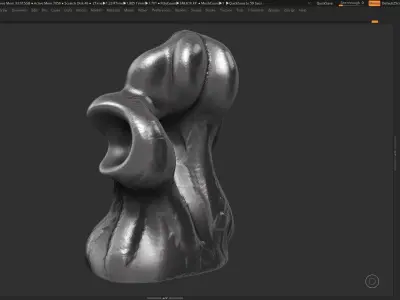 Modern Abstract Decorative sculpture 3d print model 40 3D print model