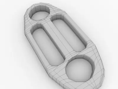 Belay Device V4 3D model