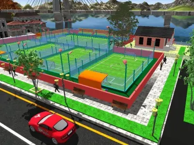 3d Background with texture Low-poly 3D model