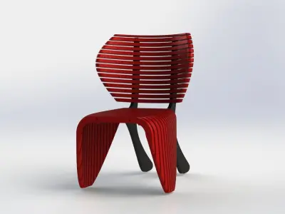 Parametric Chair simp 3D model