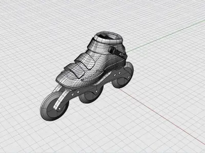 Patin 3D 3D model