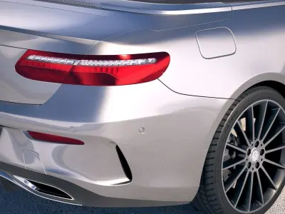 Mercedes E-Class Cabrio 2018 3D model