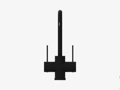 Sink Tap Set - Luxury - Sleek Low-poly 3D model