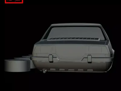 Fiat X1-9 Bertone 1972-1989 3D print model