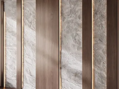 Wall 3D panel 30 3D model