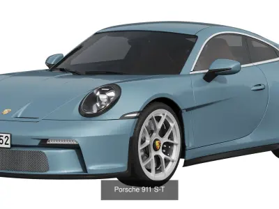 HQ cars collection 43 3D Model Pack