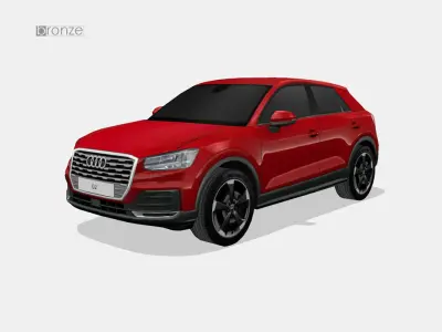 Compact SUV 6 car colection 3D Model Pack