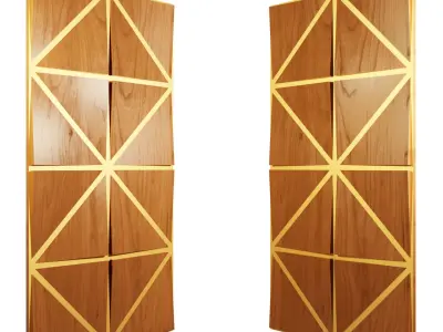 Modern Door collection 3D model