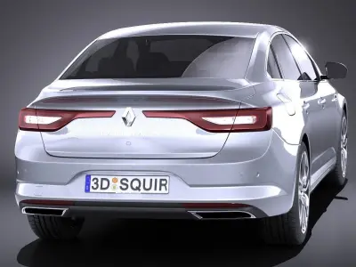 Renault Talisman 2018 VRAY 3D model