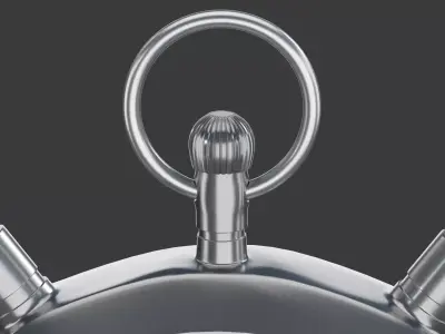 Stopwatch Low-poly 3D model