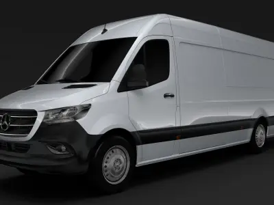 Mercedes Benz Sprinter Panel Van L4H2 RWD 2020 3D model