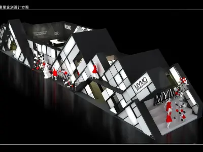 Exhibition - Area - 36X6-3DMAX2009-07 3D model