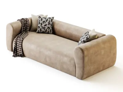 Zola Sofa Family 3D model