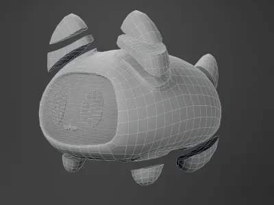 Robo Hoverkitty      VRCHAT AND CVR READY      SylviaCrisp Low-poly 3D model