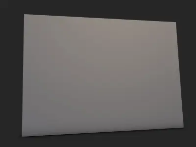 Rough Textured Stone Wall Mesh 3D model