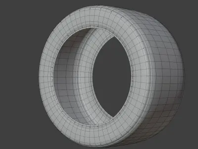 Michelin Pilot Sport GT low poly Low-poly 3D model