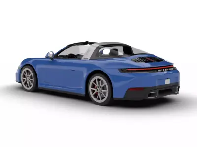Porsche 911 Carrera Targa 4S 2025 3d model 3D model