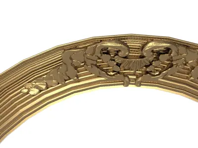 Carved Picture Frame 3D model