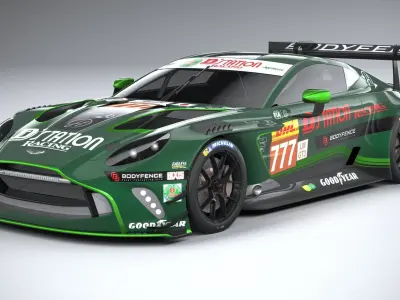 Aston Martin Vantage GT3 2023 3D model