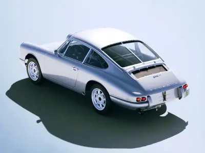 Porsche 912 R 1968 Low-poly 3D model