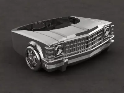 car ring 3D print model