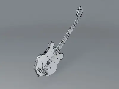 Winnie the Pooh acoustic guitar Free 3D model