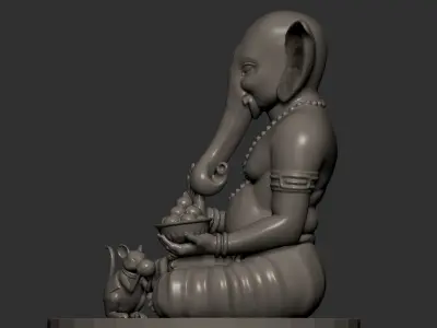 Ganesh ji 3d model 3D print model