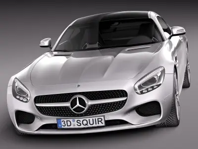 Mercedes-Benz AMG GT 2016 3D model