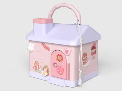 Cute little show piece Low-poly 3D model