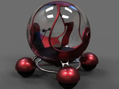 Future Car Free 3D model