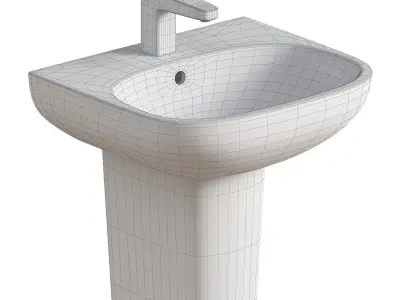 ceramic washbasin 3D model