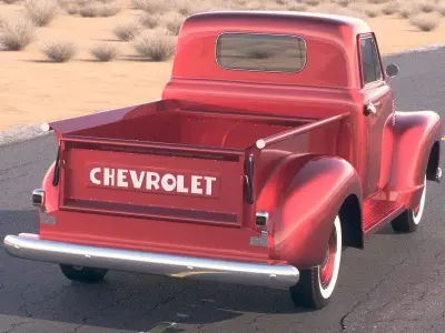 Chevrolet Pickup 1950 DesertStudio 3D model