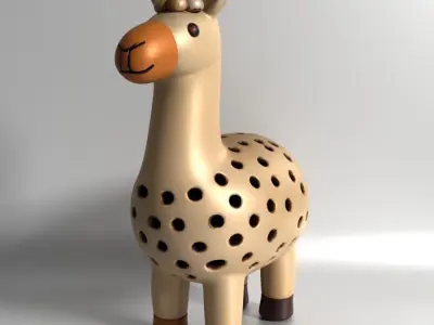 Llama Sprouter Seed Chia Radish Lentil Germinator toy 3D print model