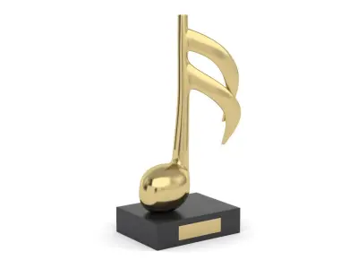 Modern Simple Music Cup 3D model