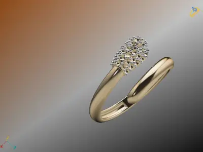 matches ring 3D print model