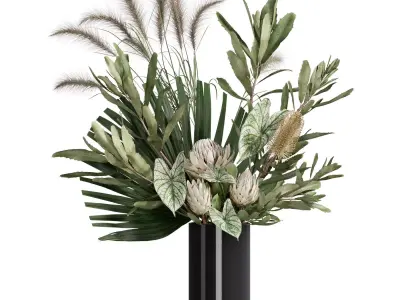 Flower In Vase 78 3D model