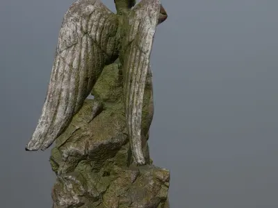 woman statue 2 Low-poly 3D model buy