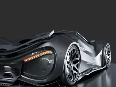 SubsultraGT Concept Car 3D model