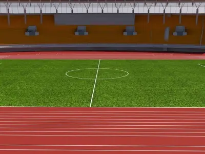 Stadium soccer 3D model