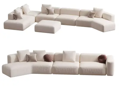  COOPER Sofa By Frigerio 3D model